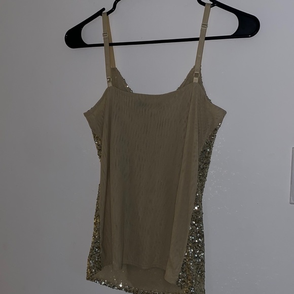 Vintage The Limited Gold Glitter Cami - Picture 4 of 4